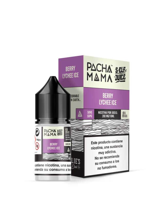 BERRY LYCHEE ICE NIC SALT 10ML PACHA MAMA S-ELF JUICE