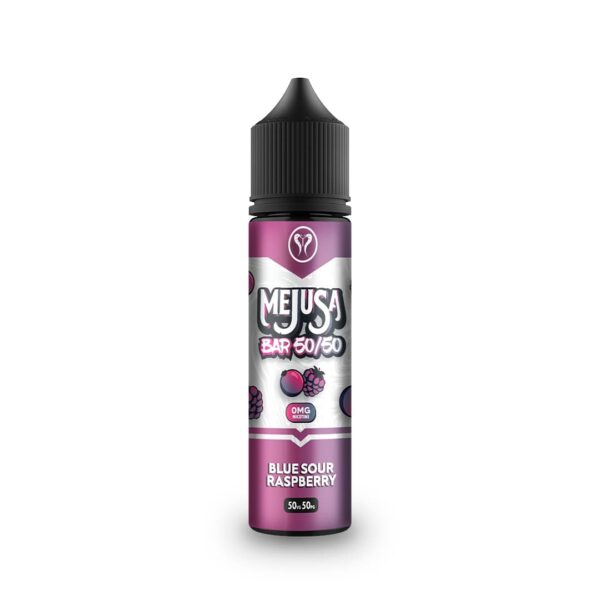 BLUE SOUR RASPBERRY 50ML E LIQUID BAR 50/50 MEJUSA
