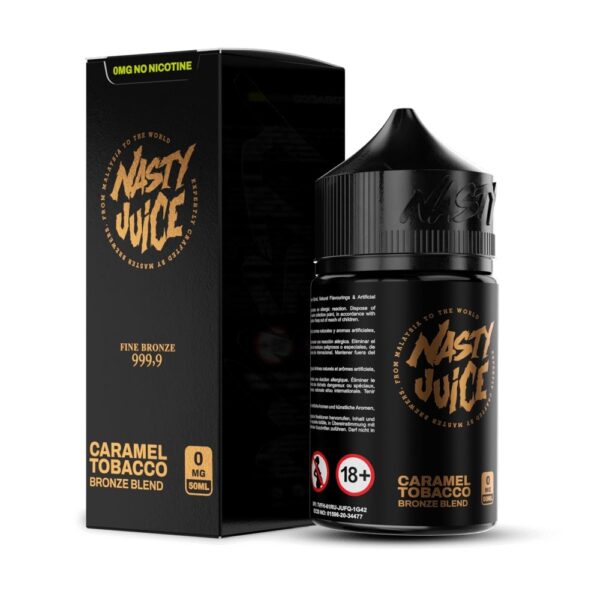 CARAMEL TOBACCO BRONZE BLEND 50ML E-LIQUID BY NASTY JUICE