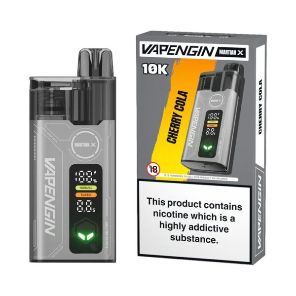 VAPENGIN MARTIAN X 10K PREFILLED POD VAPE KIT 20MG - Image 8