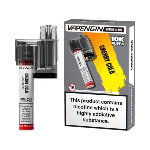 VAPENGIN MARTIAN X 10K PREFILLED VAPE PODS 20MG - Image 3