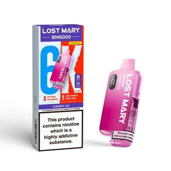 LOST MARY BM6000 PREFILLED POD VAPE KIT 20MG - Image 32