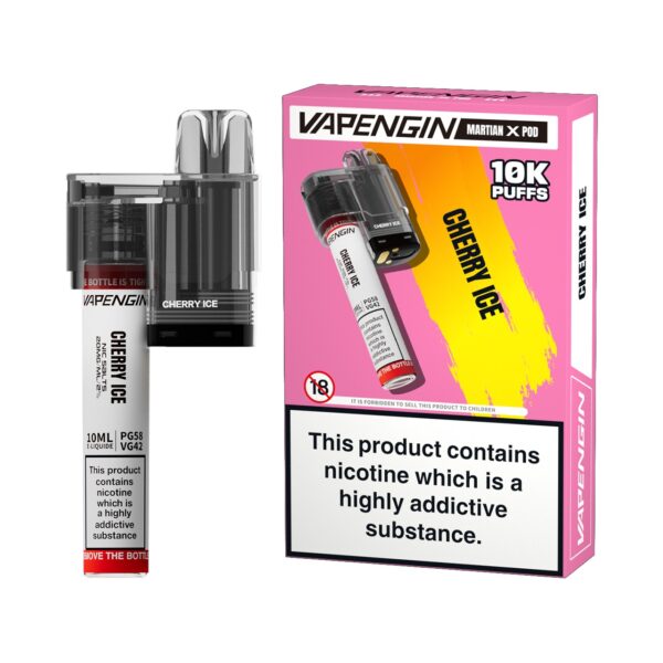 VAPENGIN MARTIAN X 10K PREFILLED VAPE PODS 20MG - Image 4