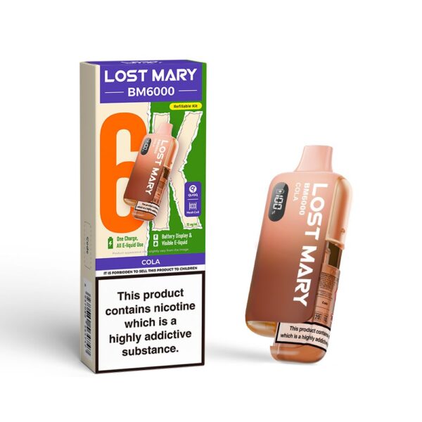 LOST MARY BM6000 PREFILLED POD VAPE KIT 20MG - Image 34