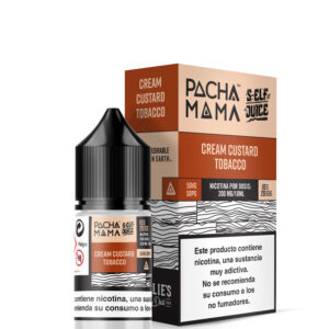 CREAM CUSTARD TOBACCO NIC SALT 10ML PACHA MAMA S-ELF JUICE