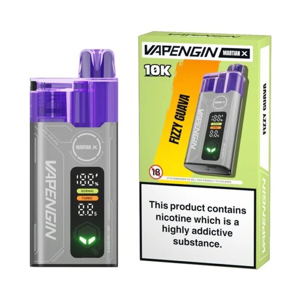 VAPENGIN MARTIAN X 10K PREFILLED POD VAPE KIT 20MG - Image 14