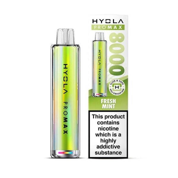 HYOLA PRO MAX 8000 PREFILLED POD VAPE KIT 20MG - Image 34