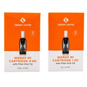 GEEKVAPE WENAX M1 CARTRIDGE WITH FILTER DRIP TIP (3 PACK)