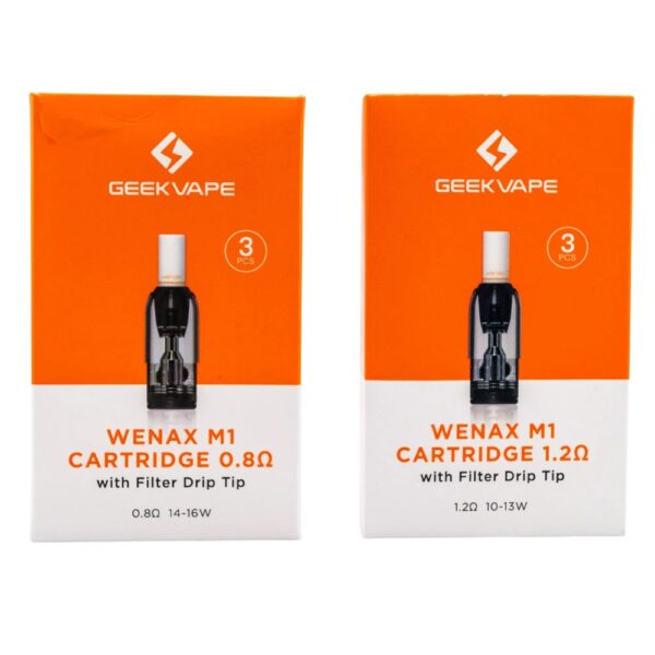 GEEKVAPE WENAX M1 CARTRIDGE WITH FILTER DRIP TIP (3 PACK)