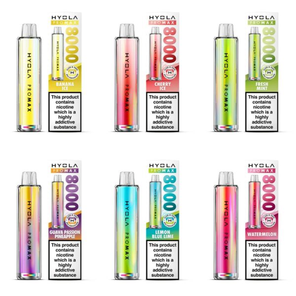 HYOLA PRO MAX 8000 PREFILLED POD VAPE KIT 20MG
