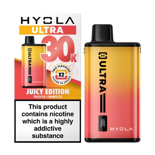 HYOLA ULTRA 30K PREFILLED POD VAPE KIT 20MG - Image 24