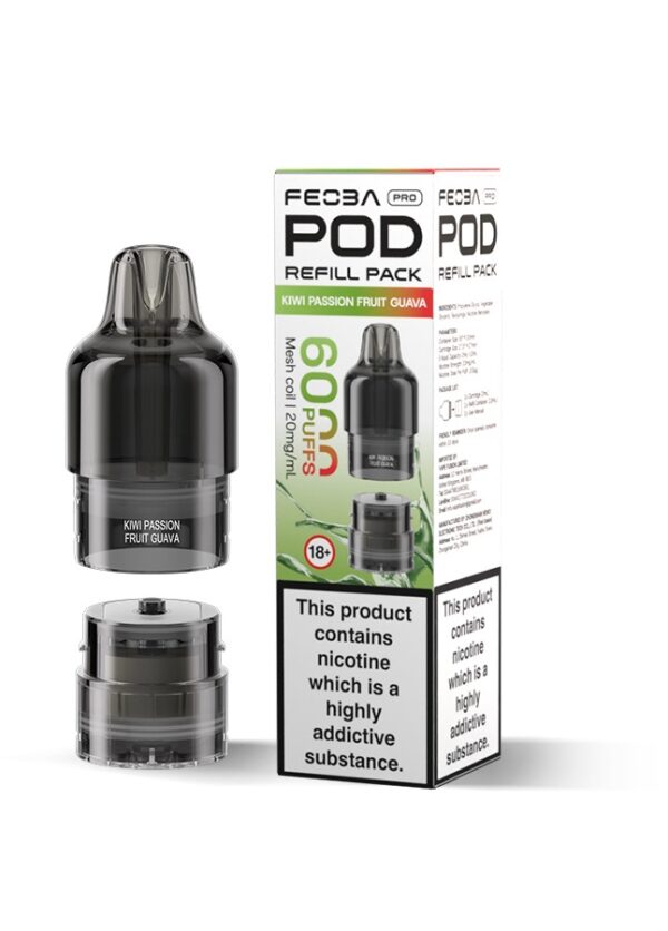 FEOBA BAR PRO 6000 PREFILLED VAPE PODS 20MG - Image 3