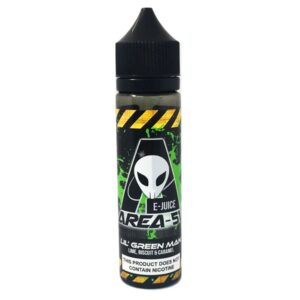 LIL GREEN MAN 50ML E LIQUID BY AREA 51 EXP