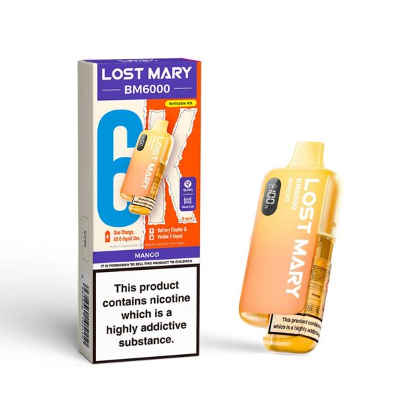 LOST MARY BM6000 PREFILLED POD VAPE KIT 20MG - Image 8