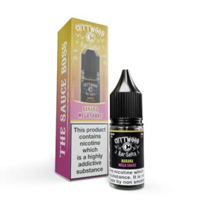 BANANA MEGA SHAKE BAR SALTS 10ML NIC SALT CUTTWOOD