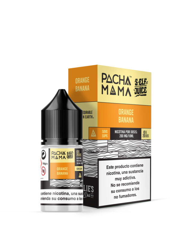 ORANGE BANANA NIC SALT 10ML PACHA MAMA S-ELF JUICE