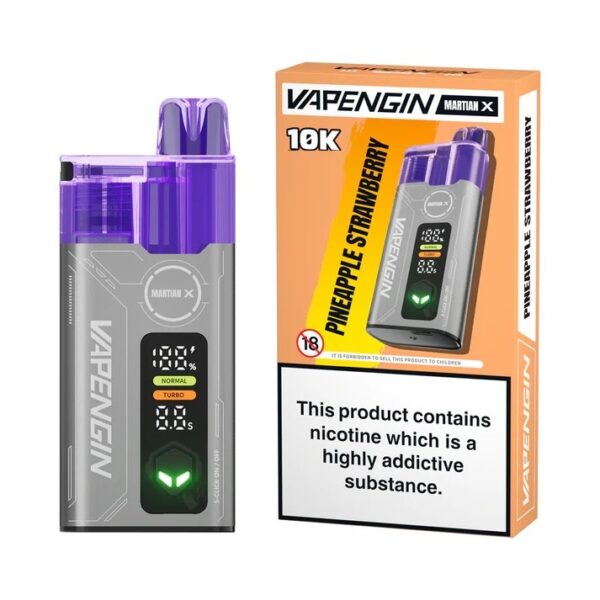 VAPENGIN MARTIAN X 10K PREFILLED POD VAPE KIT 20MG - Image 22