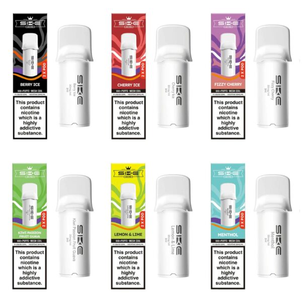 SKE 600 PRO PREFILLED VAPE PODS 20MG (2 PACK)