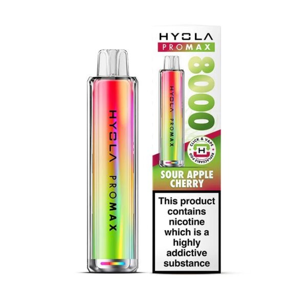 HYOLA PRO MAX 8000 PREFILLED POD VAPE KIT 20MG - Image 6