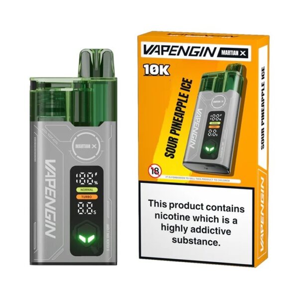 VAPENGIN MARTIAN X 10K PREFILLED POD VAPE KIT 20MG - Image 26