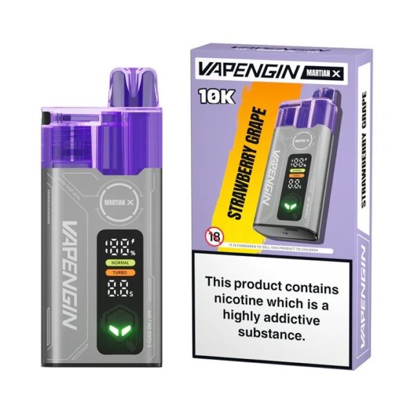 VAPENGIN MARTIAN X 10K PREFILLED POD VAPE KIT 20MG - Image 28