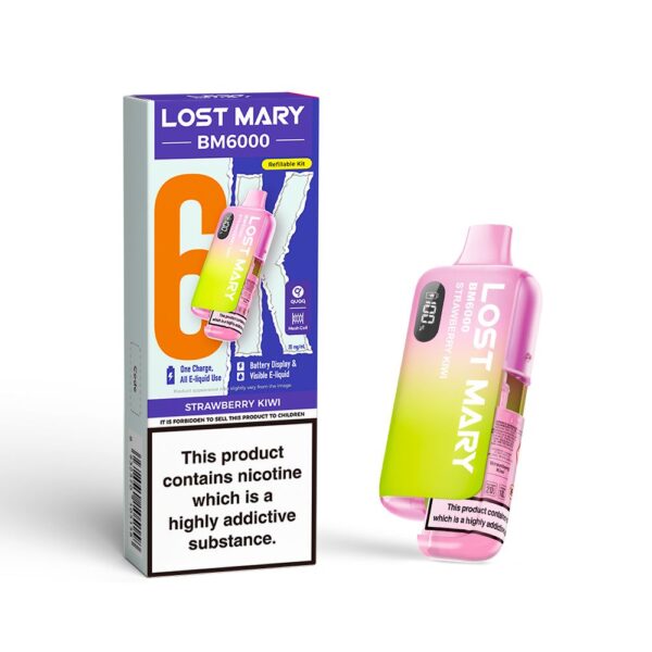 LOST MARY BM6000 PREFILLED POD VAPE KIT 20MG - Image 15