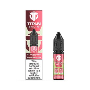 STRAWBERRY KIWI WATERMELON 10ML NIC SALT TITAN SALTS