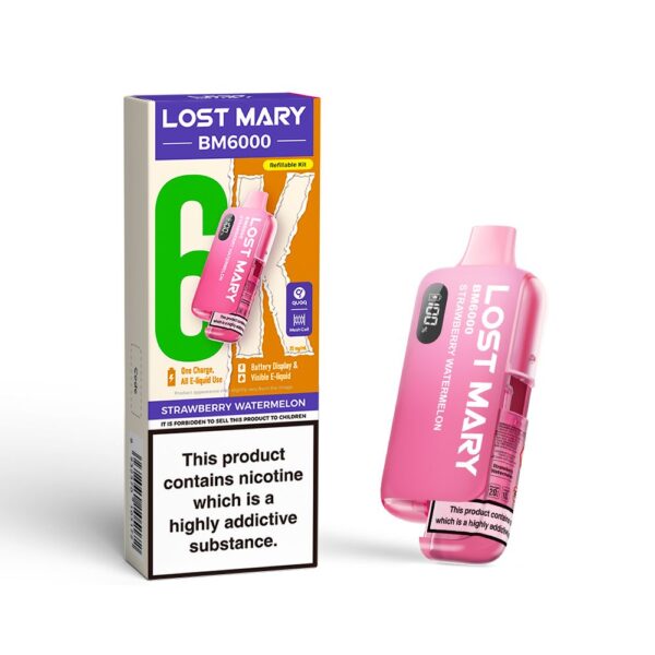 LOST MARY BM6000 PREFILLED POD VAPE KIT 20MG - Image 17