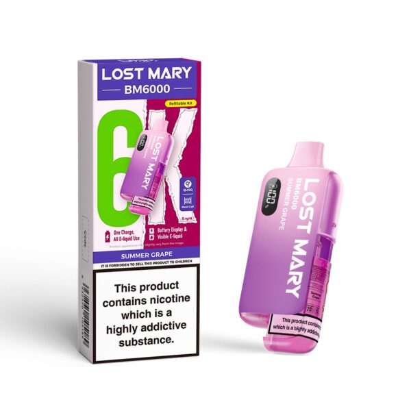 LOST MARY BM6000 PREFILLED POD VAPE KIT 20MG - Image 18