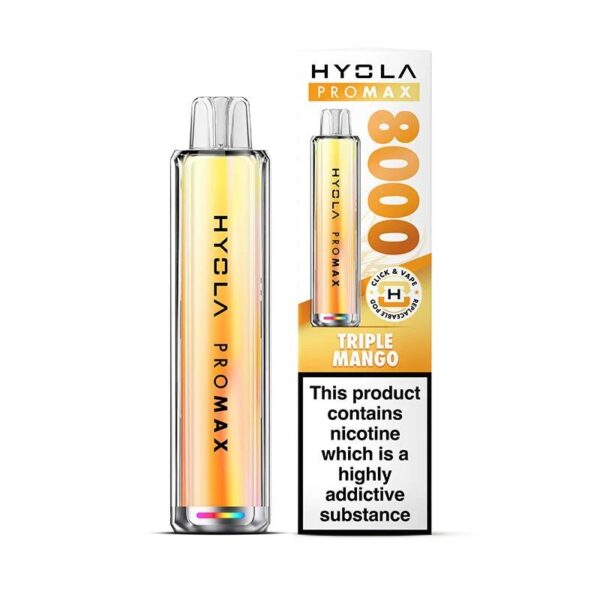 HYOLA PRO MAX 8000 PREFILLED POD VAPE KIT 20MG - Image 16