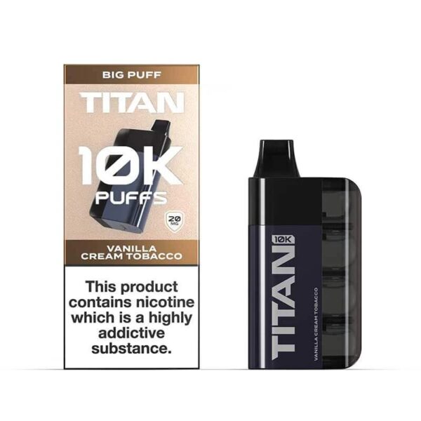 TITAN 10K PREFILLED POD VAPE KIT 20MG - Image 6