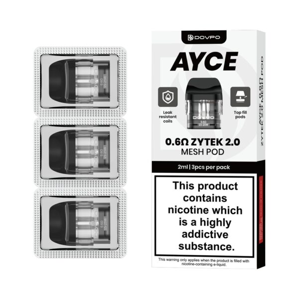 DOVPO AYCE ZYTEK 2.0 REPLACEMENT PODS (3 PACK)