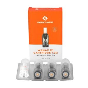GEEKVAPE WENAX M1 CARTRIDGE WITH FILTER DRIP TIP (3 PACK)