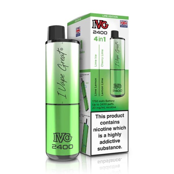 IVG 2400 RECHARGEABLE PREFILLED POD VAPE KIT 20MG - Image 20