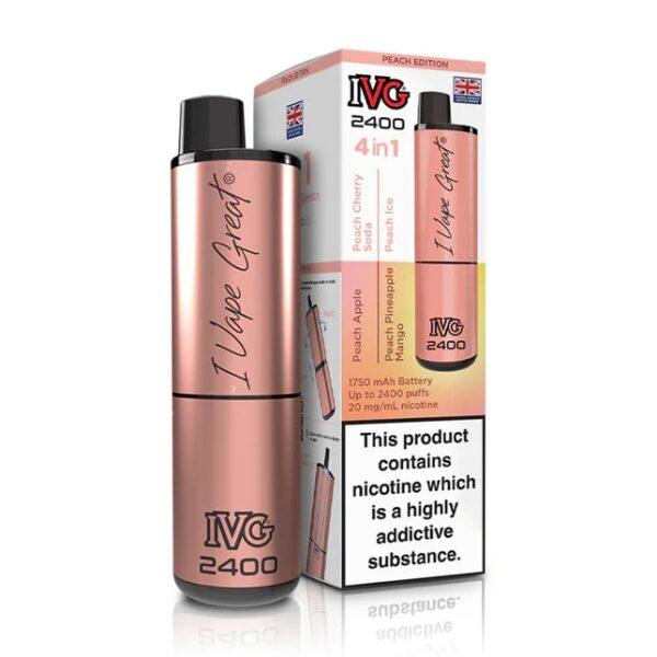 IVG 2400 RECHARGEABLE PREFILLED POD VAPE KIT 20MG - Image 7