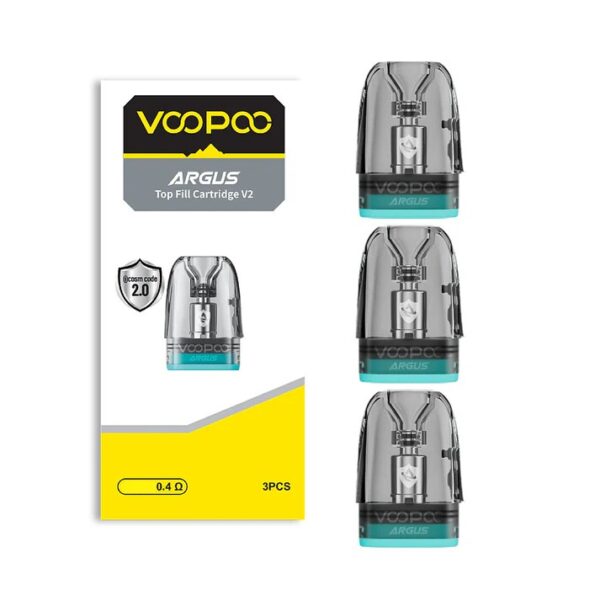 VOOPOO ARGUS TOP-FILL V2 POD CARTRIDGES (3 PACK)