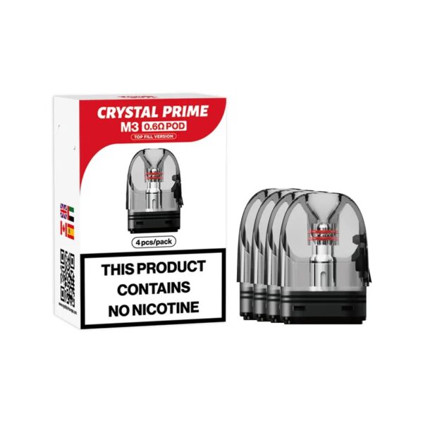 CRYSTAL PRIME M3 REPLACEMENT POD (4 PACK) - Image 2