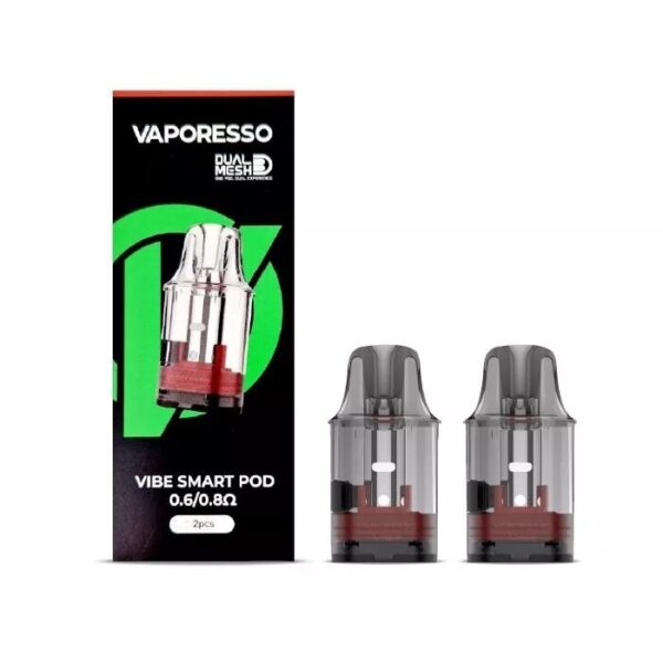 VAPORESSO VIBE REPLACEMENT POD CARTRIDGES (2 PACK) - Image 2