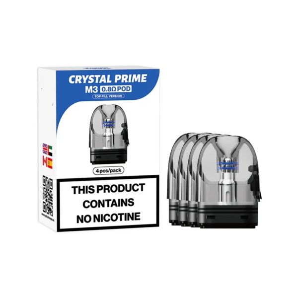 CRYSTAL PRIME M3 REPLACEMENT POD (4 PACK) - Image 3