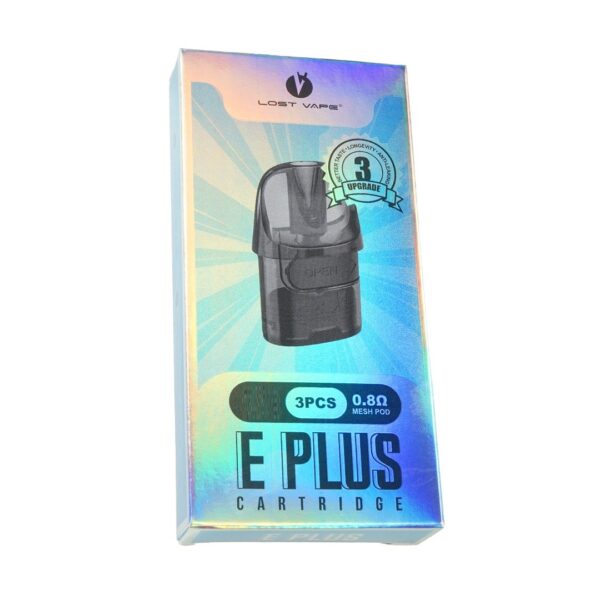 LOST VAPE E-PLUS REPLACEMENT POD CARTRIDGE (3 PACK) - Image 2