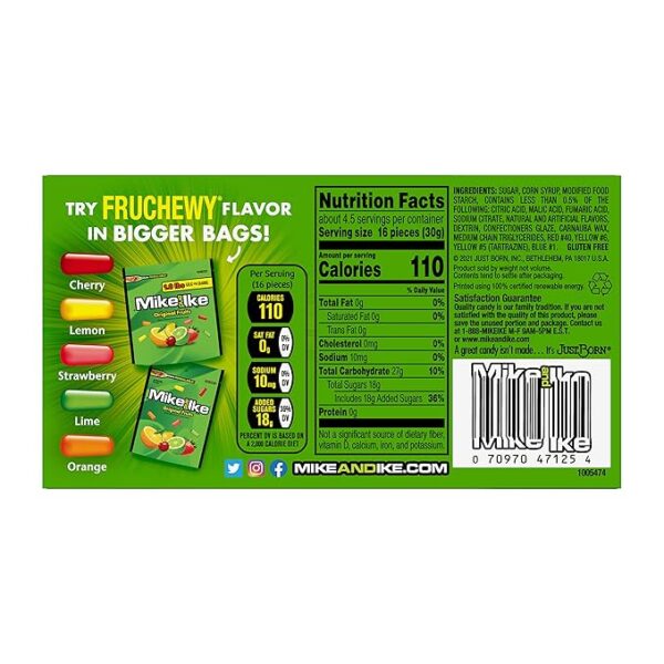 ORIGINAL FRUITS 4.25OZ MIKE AND IKE 120G - Image 3