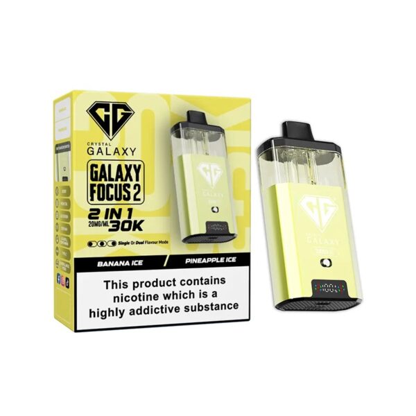 CRYSTAL GALAXY FOCUS 2 30K DISPOSABLE VAPE KIT 20MG - Image 38