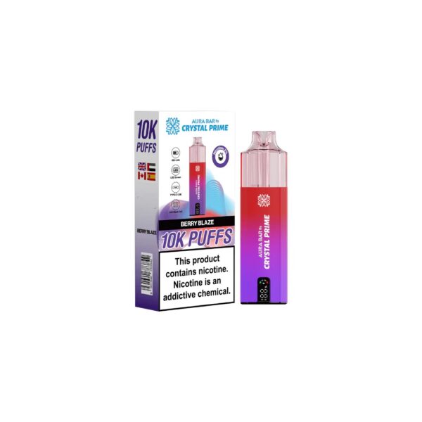 AURA BAR 10K DISPOSABLE VAPE KIT BY CRYSTAL PRIME 20MG - Image 24