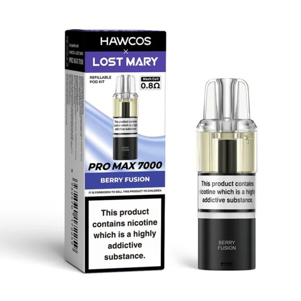 HAWCOS X LOST MARY PRO MAX 7000 PREFILLED PODS & REFILL CONTAINERS 20MG - Image 2