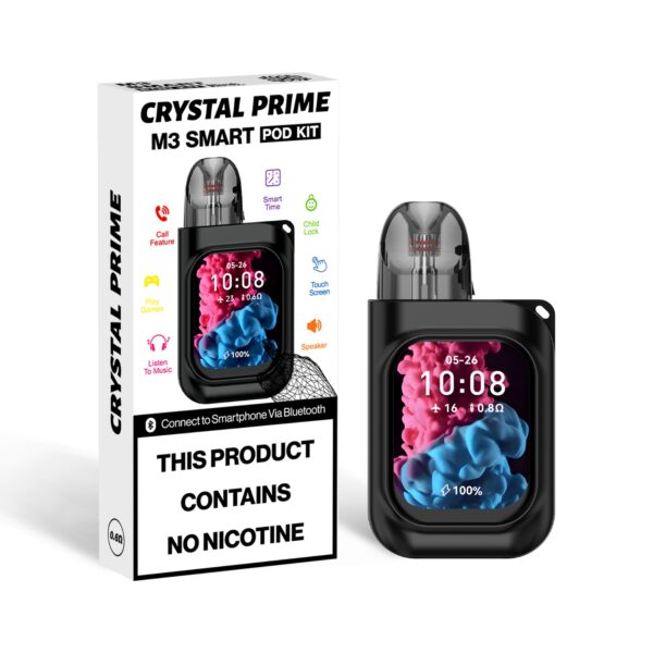 CRYSTAL PRIME M3 SMART REFILLABLE POD VAPE KIT 20MG - Image 2