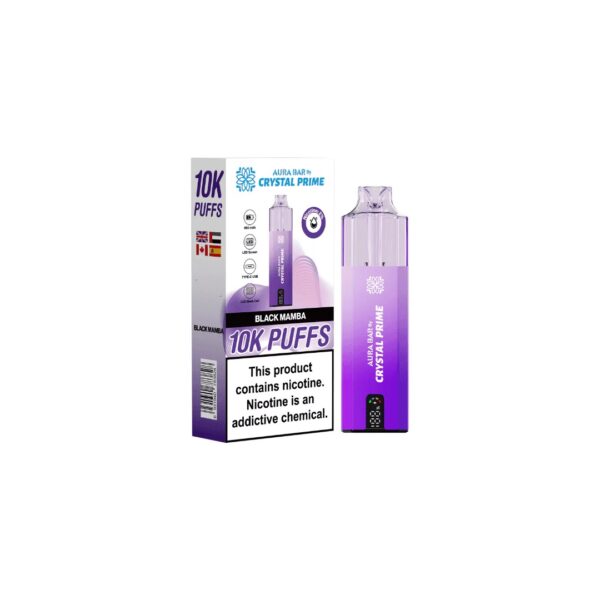 AURA BAR 10K DISPOSABLE VAPE KIT BY CRYSTAL PRIME 20MG - Image 26