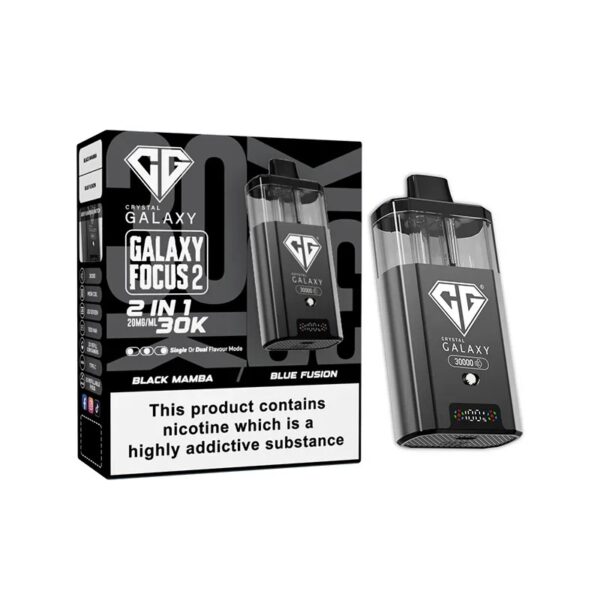 CRYSTAL GALAXY FOCUS 2 30K DISPOSABLE VAPE KIT 20MG - Image 42