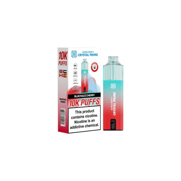 AURA BAR 10K DISPOSABLE VAPE KIT BY CRYSTAL PRIME 20MG - Image 28