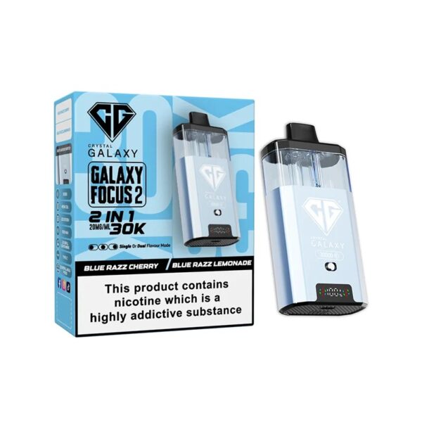 CRYSTAL GALAXY FOCUS 2 30K DISPOSABLE VAPE KIT 20MG - Image 44