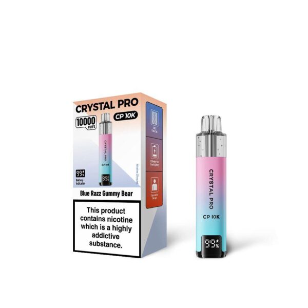 CRYSTAL PRO CP 10K DISPOSABLE VAPE KIT 20MG - Image 2